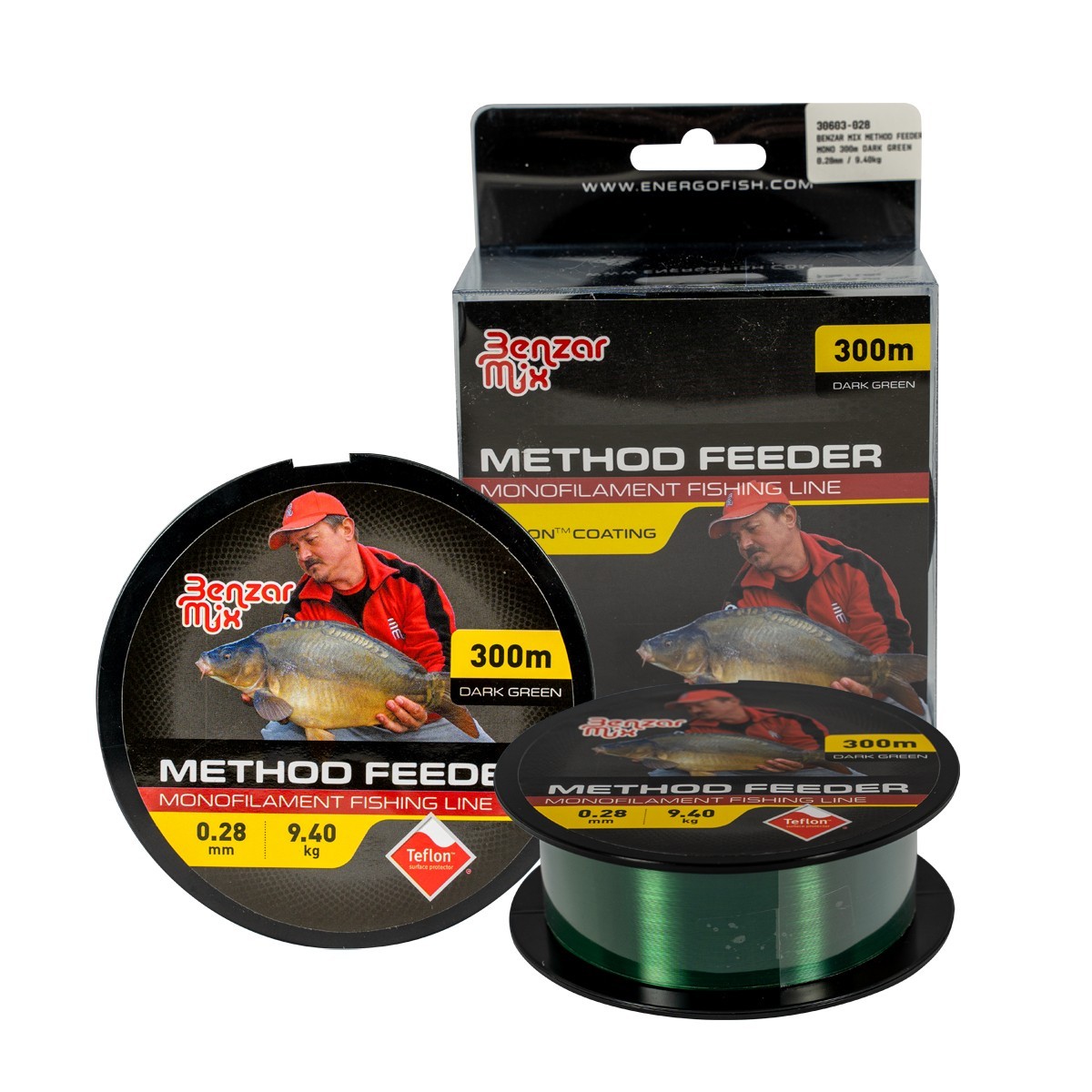 Vislijn Method Feeder Mono Dark Green 0.18mm - 300 m | viskick.nl
