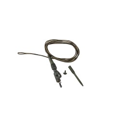 Prologic Safetly Clip Quick Swivel metal Core Leader 80 CM | 45 LBS