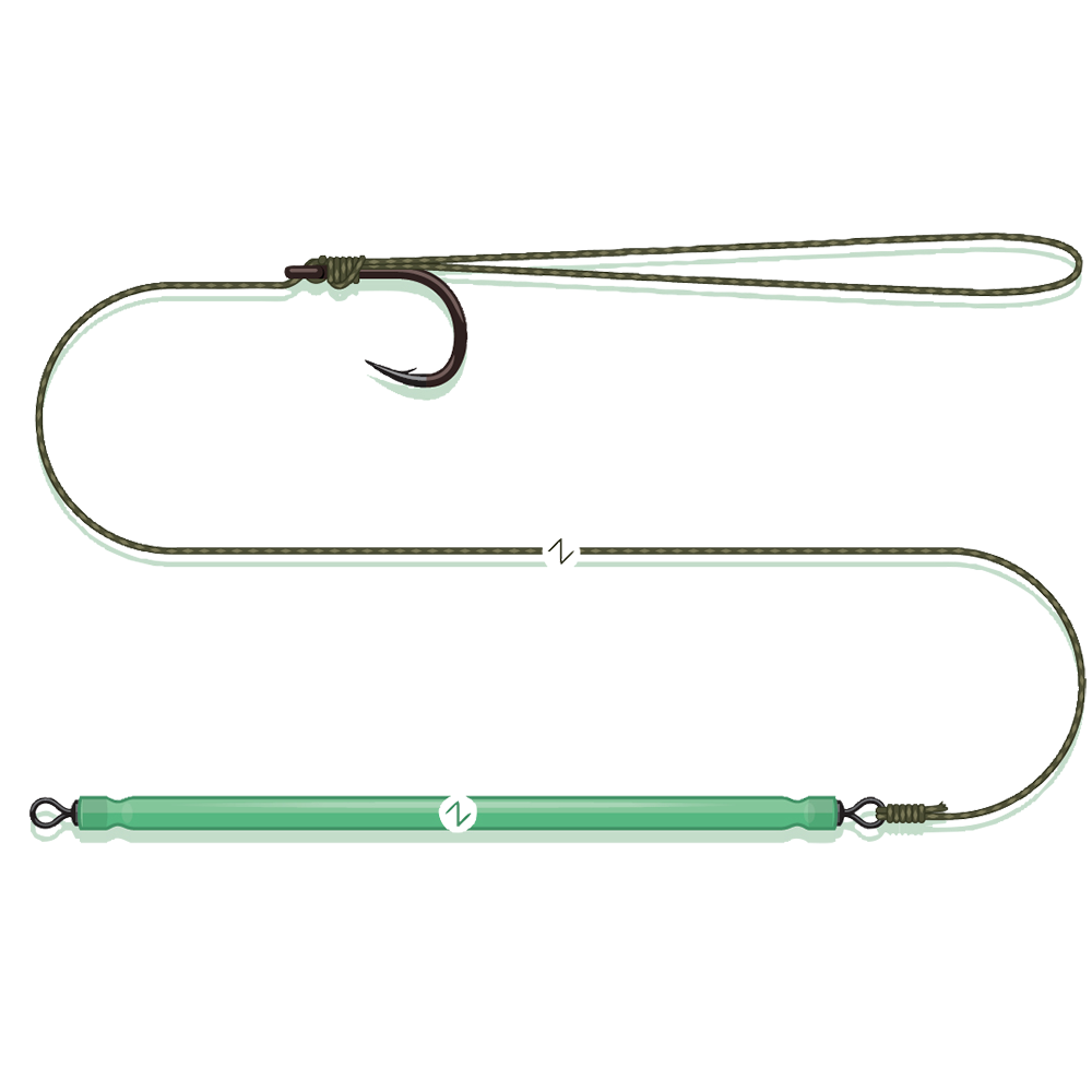MadCat Bungee Pellet Rig  | Kant-en-klare meerval rig | Viskick.nl