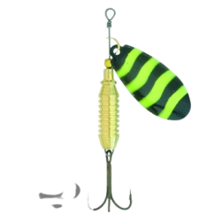 Spinner Parrot Black-Yellow Stripped |Bladmaat 3 | 8G