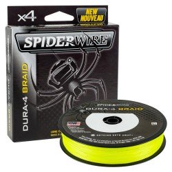 Spiderwire DURA-4 Braid Yellow|150M | 0.10MM | 9.1KG