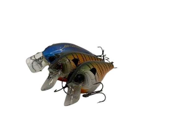 Kunstaas Set 3 Pluggen voor Snoek, Baars & Snoekbaars