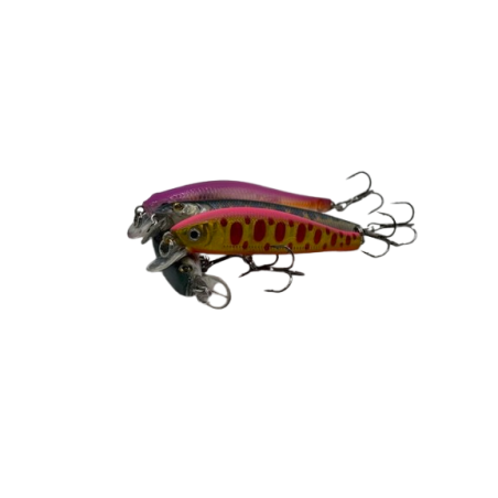 Kunstaas Set 3 Pluggen voor Snoek, Baars & Snoekbaars