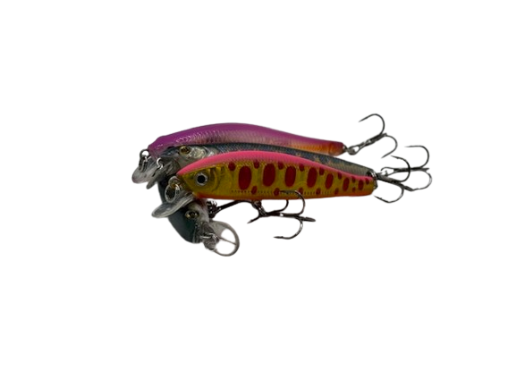 Kunstaas Set 3 Pluggen voor Snoek, Baars & Snoekbaars