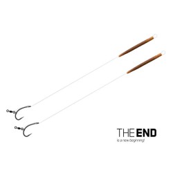 Delphin THE END Fluorocarbon D-Rig|20cm | 17lbs | #4