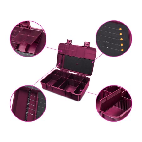 Delphin QueenBOX Mega Tackle Box | Rig Box | Viskick.nl