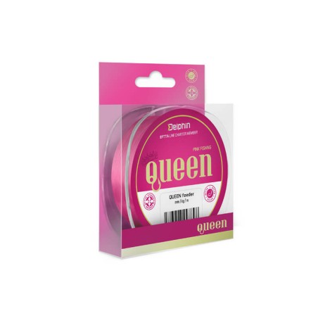 Delphin Queen Feeder Pink | Roze Vislijn | Viskick.nl