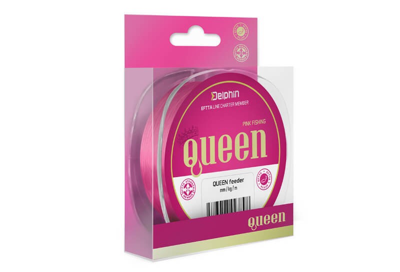 Delphin Queen Feeder Pink | Roze Vislijn | Viskick.nl