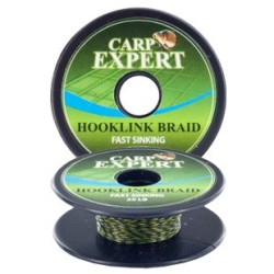 Carp Expert Braided Hooklink Fast Sinking Camou Green 10M - 25lbs