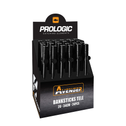 Prologic Avenger Tele Bankstick | 30 -50 CM |Hoogwaardig Aluminium | Zwart